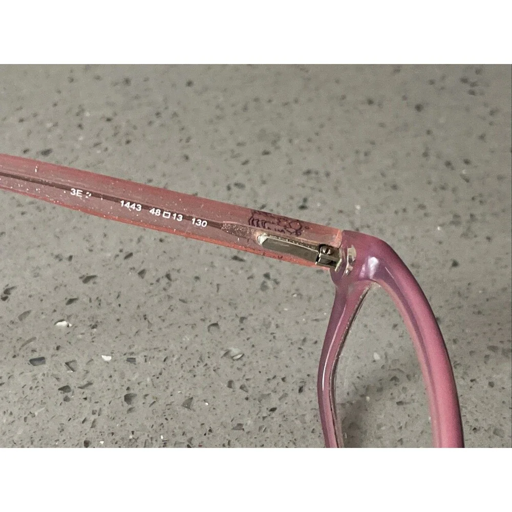 Disney Kids Eyeglasses Frames ONLY 3E 1443 Purple Pink Glitter Sparkle 48-13-130